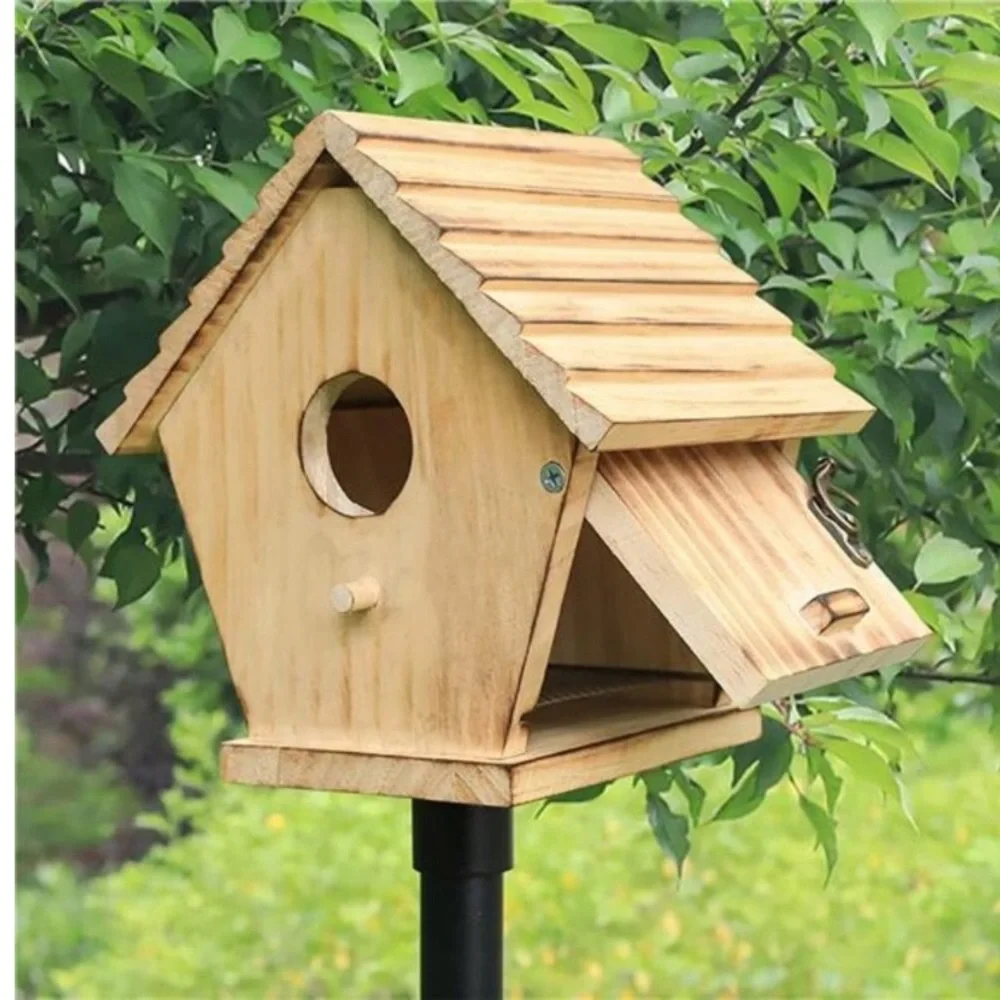 Bird House,Outdoor Bluebird House for Outside Clearance,Wooden Birdhouse Finch